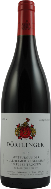 Image of Hermann Dörflinger Spätburgunder Müllheimer Reggenhag Spätlese Barrique QbA - 75cl - Baden, Deutschland