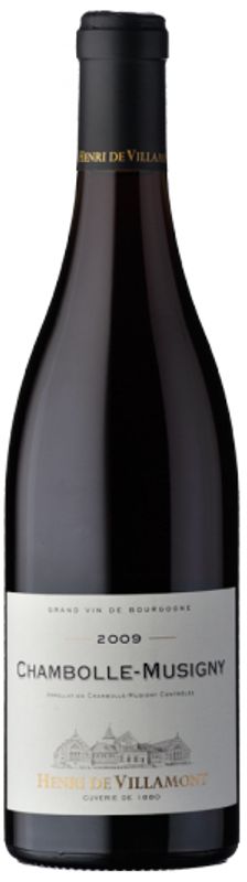Bottle of Chambolle-Musigny AOC from Henri Villamont