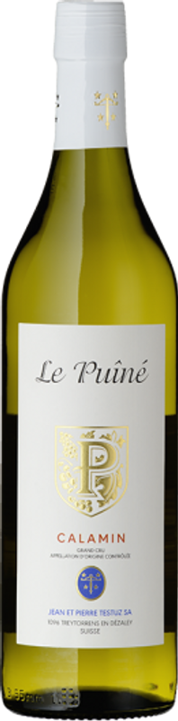 Bottle of Le Puîné Calamin Grand Cru from Testuz