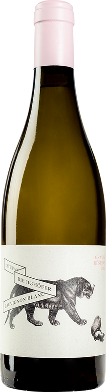 Flasche Sauvignon Blanc Grande Reserve von Weingut Bietighöfer