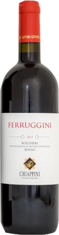 Flasche FERRUGGINI DOC Bolgheri rosso von Chiappini