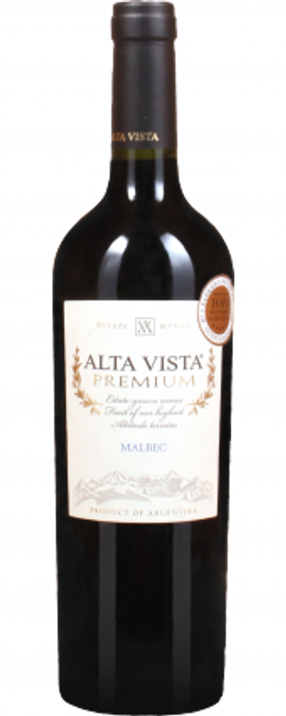 Bottiglia di Premium Malbec Mendoza di Alta Vista