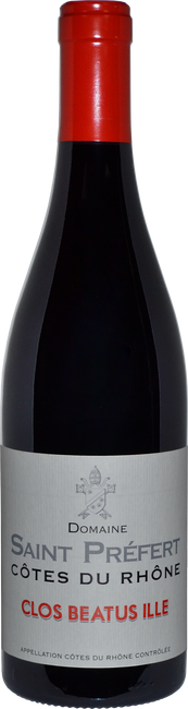 Image of Domaine St. Préfert Beatus Ille Rouge Cotes-du-Rhone AOC - 75cl - Côtes du Rhône, Frankreich bei Flaschenpost.ch
