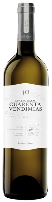 Image of Cuatro Rayas Cuarenta Vendimias Sauvignon Blanc DO - 75cl - Duero-Tal (Castilla y Leon), Spanien bei Flaschenpost.ch