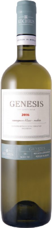 Bottiglia di Genesis Protected Geographical Indication Macedonia di Kechris Winery