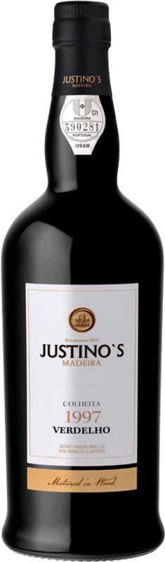 Bottiglia di Verdelho 1997 Single Harvest Medium Dry di Justino's Madeira Wines