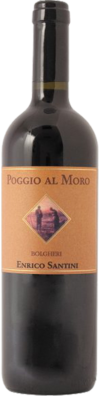 Bottiglia di Bolgheri Rosso DOC Poggio al Moro di Enrico Santini