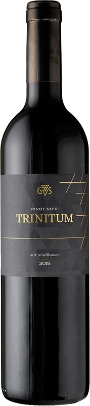 Bottle of Pinot noir Schaffhausen AOC Trinitum from GVS Schachenmann