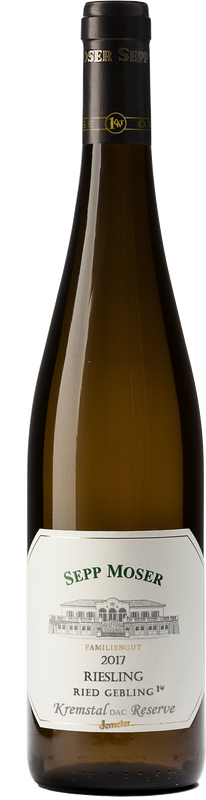 Bouteille de Grüner Veltliner Ried Gebling Bio Demeter de Weingut Sepp Moser