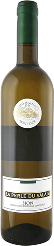Bottle of La Perle du Valais Fendant de Sion AOC from Domaine du Mont d'Or
