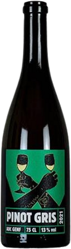 Bottle of Pinot Gris AOC Genève from Siebe Dupf Kellerei