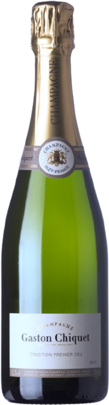 Bottiglia di Champagne Tradition Premier Cru Brut di Gaston Chiquet