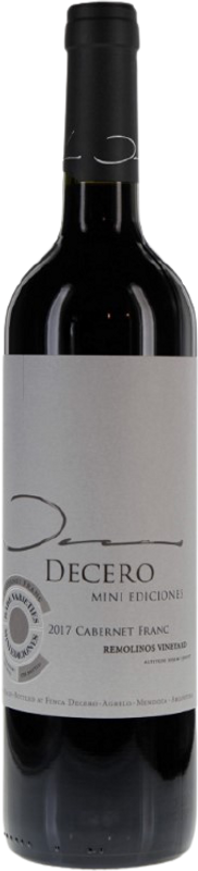 Flasche Decero Cabernet Franc Mini Ediciones von Bodegas Finca Decero