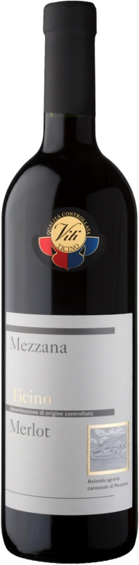 Bottle of Mezzana Ticino DOC Merlot Viti from Azienda Agraria Cantonale di Mezzana