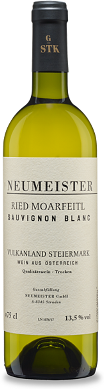 Flasche Sauvignon Blanc Ried Moarfeitl Vulkanland Steiermark DAC von Weingut Neumeister