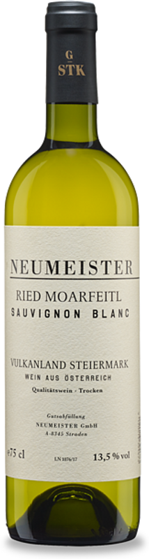 Bouteille de Sauvignon Blanc Ried Moarfeitl Vulkanland Steiermark DAC de Weingut Neumeister