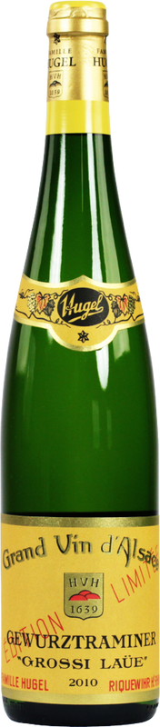 Bottle of Gewurztraminer "Grossi Laüe" from Hugel et Fils