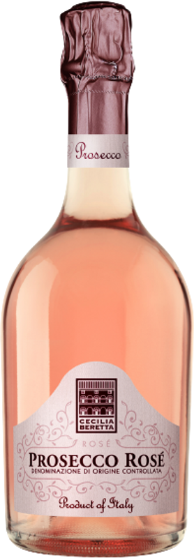 Flasche Prosecco Spumante Rosé Extra Dry von Cecilia Beretta