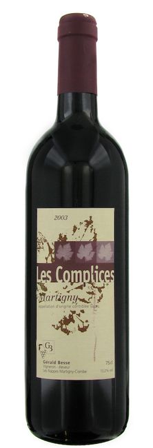 Image of Besse Les Complices Assemblage Rouge - 75cl - Wallis, Schweiz bei Flaschenpost.ch