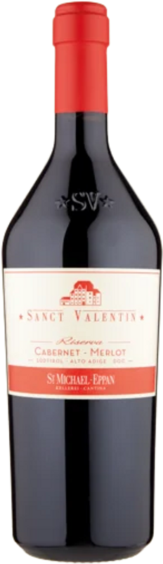 Bottiglia di Cabernet - Merlot Riserva Sanct Valentin DOC Alto Adige di Kellerei St-Michael
