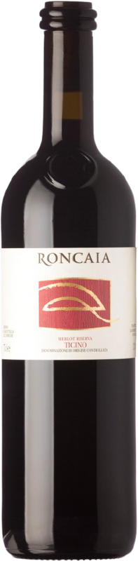 Bottle of Roncaia Riserva Merlot del Ticino DOC from Vinattieri