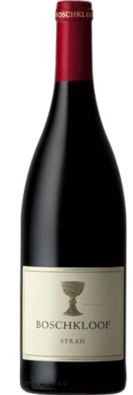 Bottle of Syrah from Boschkloof