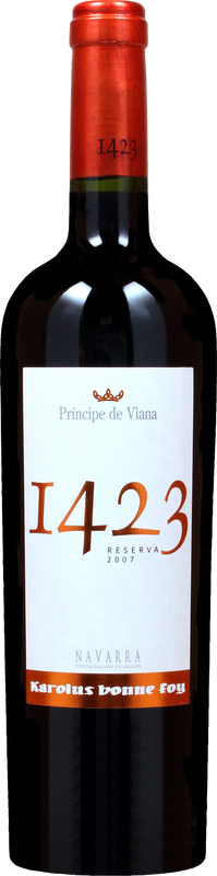Bottle of Principe de Viana 1423 Reserva Navarra DO from Príncipe de Viana