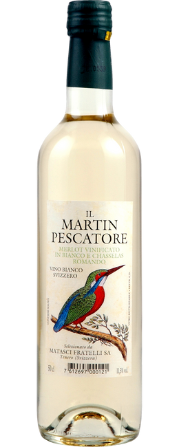 Image of Fratelli Matasci Merlot Il Martin Bianco Svizzero Pescatore - 20cl - Tessin, Schweiz bei Flaschenpost.ch
