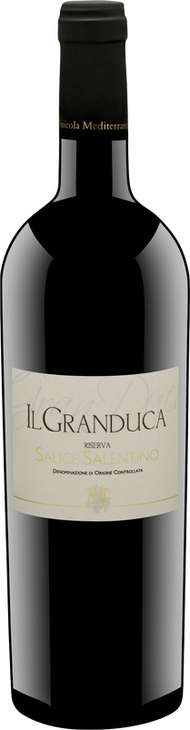 Bottiglia di Salice Salentino DOP Riserva 'Il Granduca' di Vinicola Mediterranea