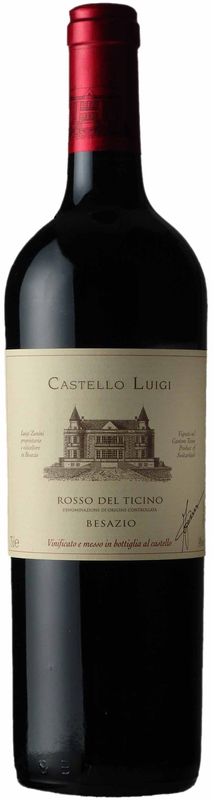 Bouteille de Rosso del Ticino DOC de Castello Luigi