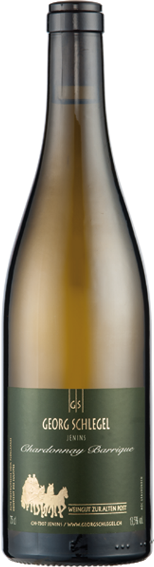 Bottiglia di Jeninser Chardonnay Vin de Pays Suisse di Georg Schlegel