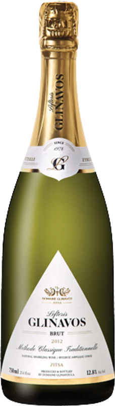 Bottle of Lefteris Glinavos Brut Protectesd Geographical Indication Zitsa from Domaine Glinavos