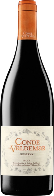 Bottiglia di Rioja DOCa Reserva di Bodegas Valdemar