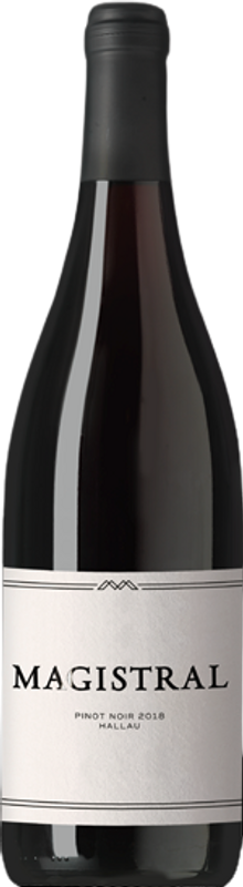 Flasche Strada Hallauer Pinot Noir Magistral AOC von Rimuss & Strada Wein AG