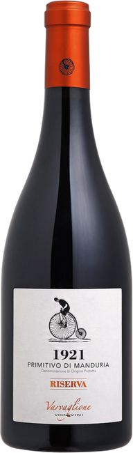 Image of Varvaglione 1921 Riserva Primitivo Di Manduria DOP - 75cl - Apulien, Italien bei Flaschenpost.ch