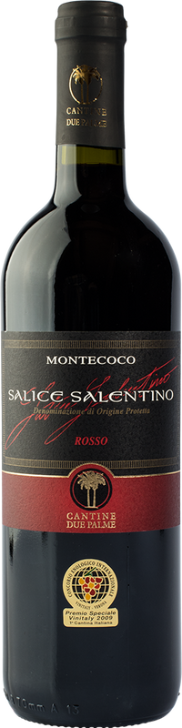 Bouteille de Salice Salentino MONTECOCO DOC de Cantine Due Palme Cellino San Marco