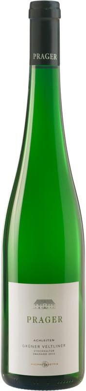 Bottiglia di Gruner Veltliner Achleiten Stockkultur Smaragd di Weingut Prager