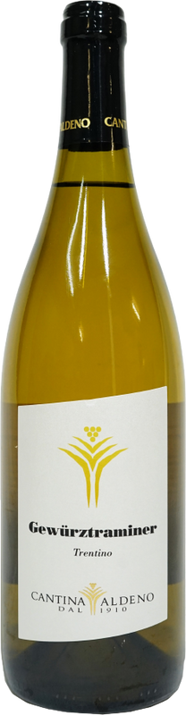 Bottle of Gewürztraminer Trentino DOC from Cantina Aldeno