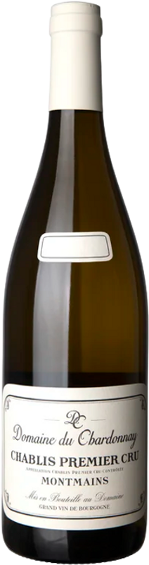 Bottiglia di Chablis 1er Cru AC Montmains di Domaine du Chardonnay