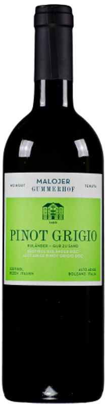 Flasche Pinot Grigio Classic Rulander DOC Gur zur Sand von Malojer Gummerhof