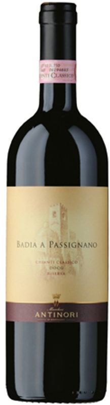 Bottiglia di Badia a Passignano Chianti classico DOCG Gran Selezione di Antinori