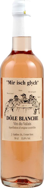 Bottiglia di Dole blanche Valais AOC Mir isch glych di Joseph Gattlen