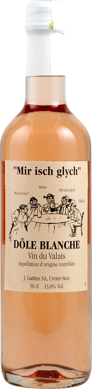 Flasche Dole blanche Valais AOC Mir isch glych von Joseph Gattlen