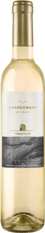 Bottiglia di Chardonnay AOC du Valais harmonie di Jacques Germanier