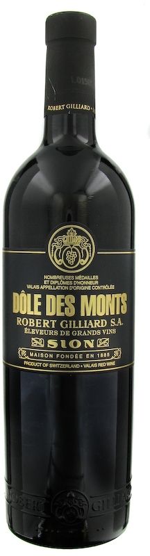 Bottiglia di Dole des Monts AOC di Gilliard