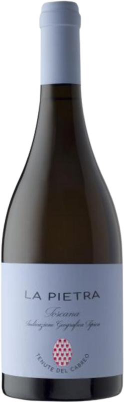 Bottiglia di Cabreo Bianco La Pietra Chardonnay IGT di Folonari