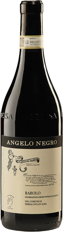 Bottiglia di Barolo DOCG del Comune di Serralunga d'Alba di Angelo Negro