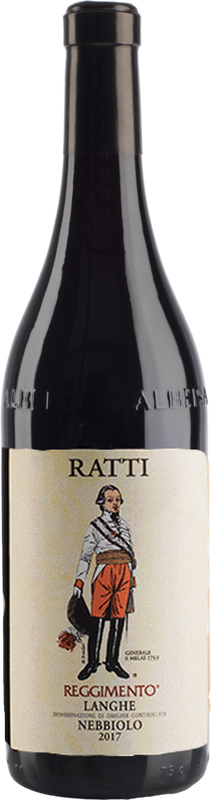 Flasche Reggimento Nebbiolo d'Alba DOCG von Renato Ratti