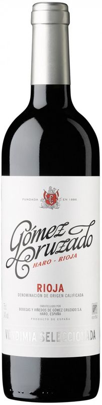 Bottiglia di Rioja Vendimia Seleccionada gomez Cruzado DOCa di Gómez Cruzado