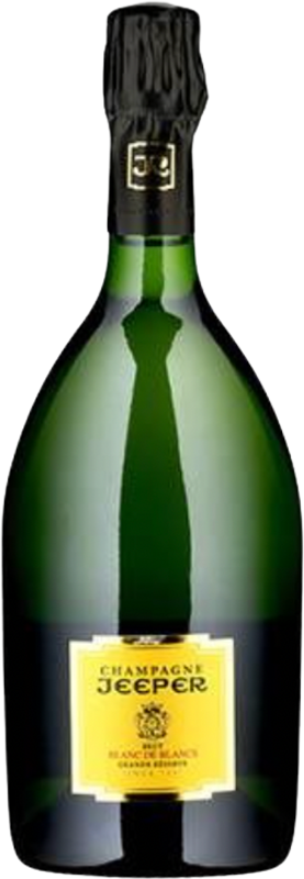 Bouteille de Champagne Brut Blanc de Blancs Grande Réserve AOC de Jeeper